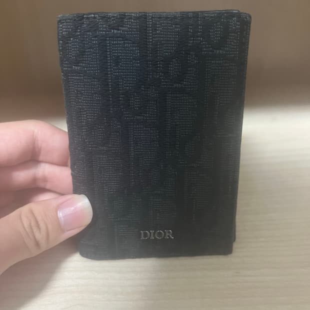 신형 디올 오블리크 오거나이저 블랙