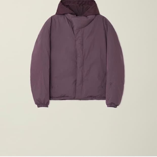 누마레 ee 슈렁큰 패딩 퍼플 m사이즈