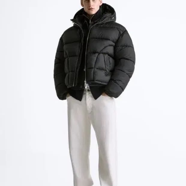 자라 렉토맛 크롭 패딩