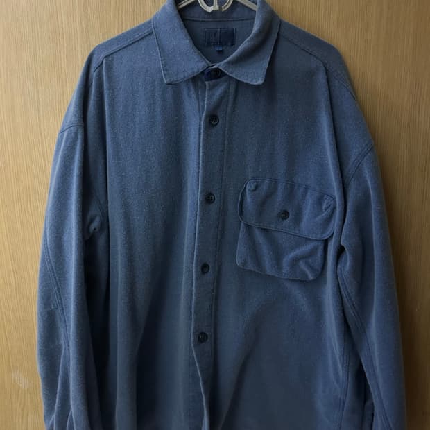 Cav Empt 카프엠트 울 오버다이 빅 셔츠