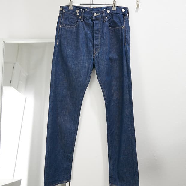 Cinch Back Denim Pants