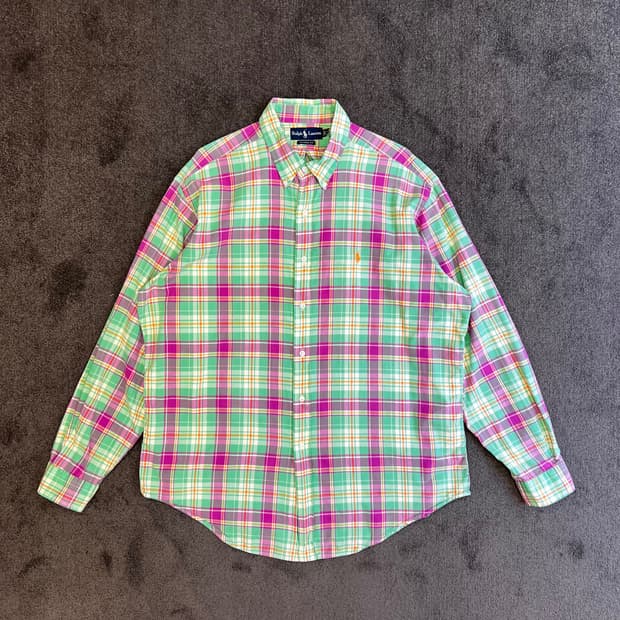 랄프로렌 체크 셔츠