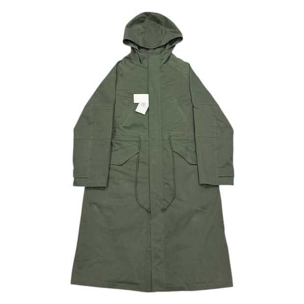 YIYAE 이예 몰스킨 몰스킨 후드 롱파카 카키 L
