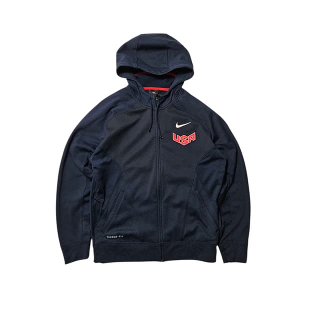 2014 나이키 USA 미국 농구 국대 자켓 써마핏 L