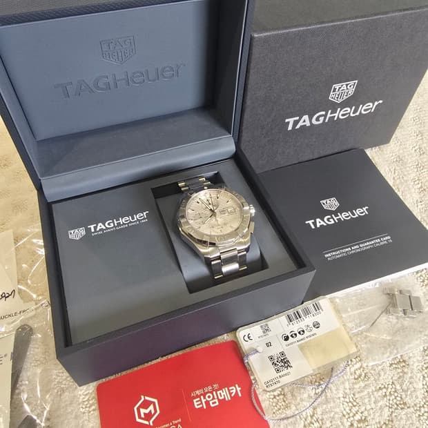 [중고/정품] 태그호이어 CAY2111 아쿠아레이서 300M 칼리버 16