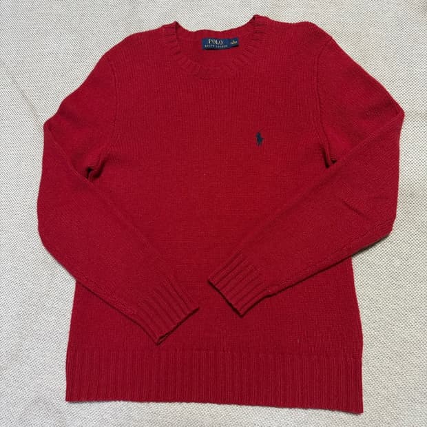 폴로 랄프로렌 라운드 울 니트
