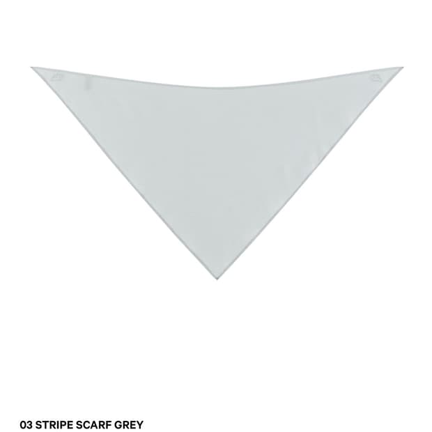코이세이오 스트라이프 스카프 그레이