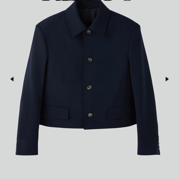 렉토24fw 울 블렌드 숏자켓