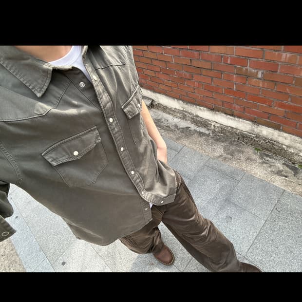 아캄 레더 팬츠