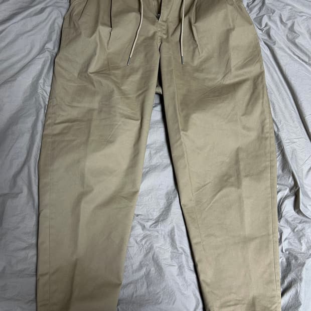 송지오옴므 캐롯 팬츠 베이지 78사이즈(밴딩)