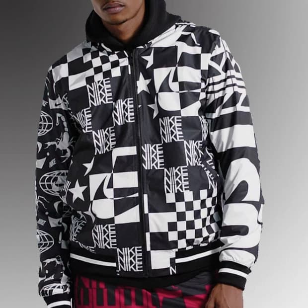 [m/95~100] 나이키 nsw 프린티드자켓 바람막이