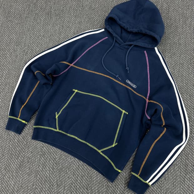 아디다스 후드티 네이비