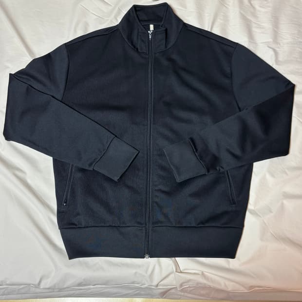 [XL] 선플라워 블랙 져지 집업 자켓