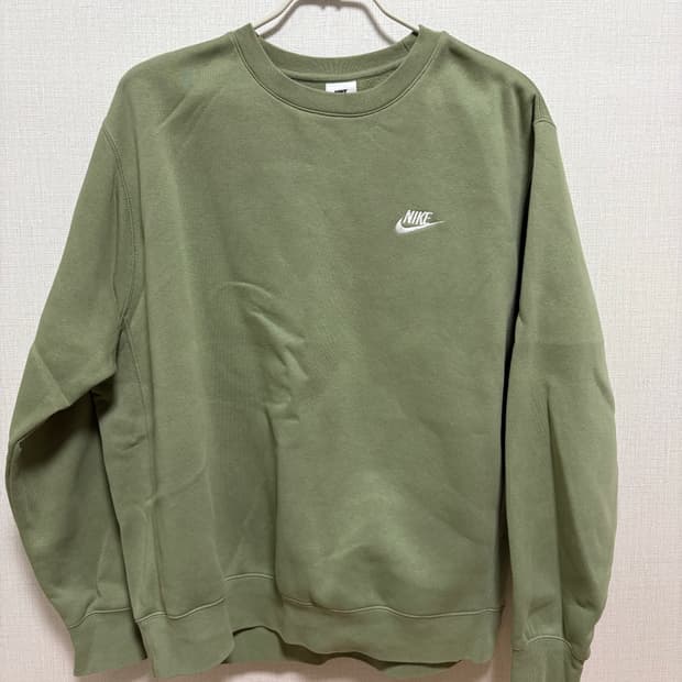 나이키 기모 맨투맨 XL 105 라이트그린