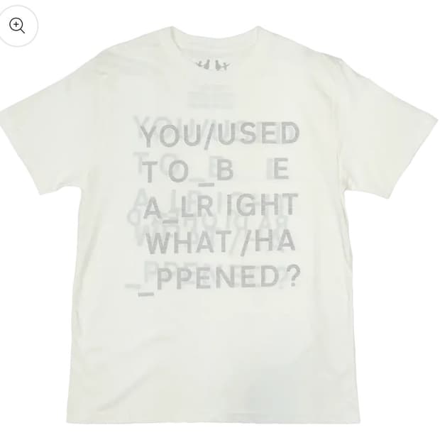 라디오헤드 2025 투어 밴드티 공식 머천다이즈 L 