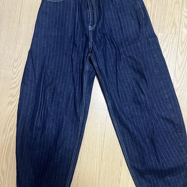 빈티지 스트라이프 데님