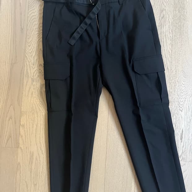 솔리드옴므 벨트인 카고 슬랙스