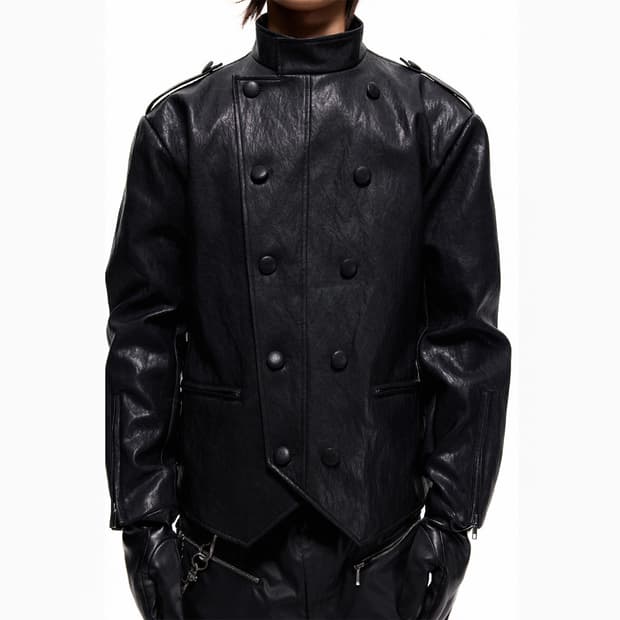 Dark Order Deconstructed Leather Jacket