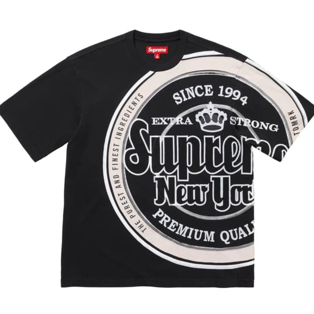 supreme all cotton jersey 일본 신상 반팔티 판매