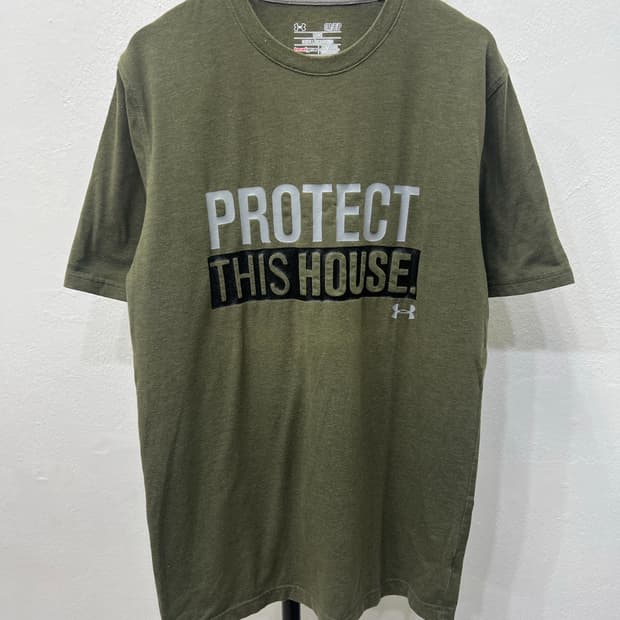 정품) 언더아머 PROTECT 반팔티 올리브 S 