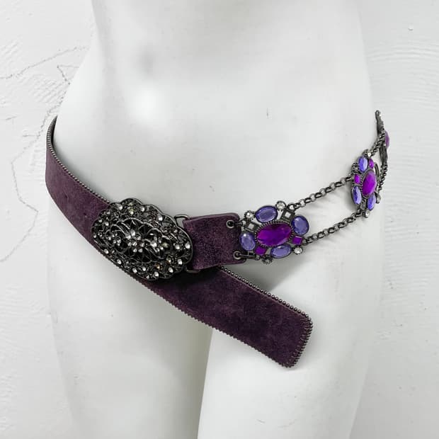 오리엔탈 페어리 큐빅 체인 벨트