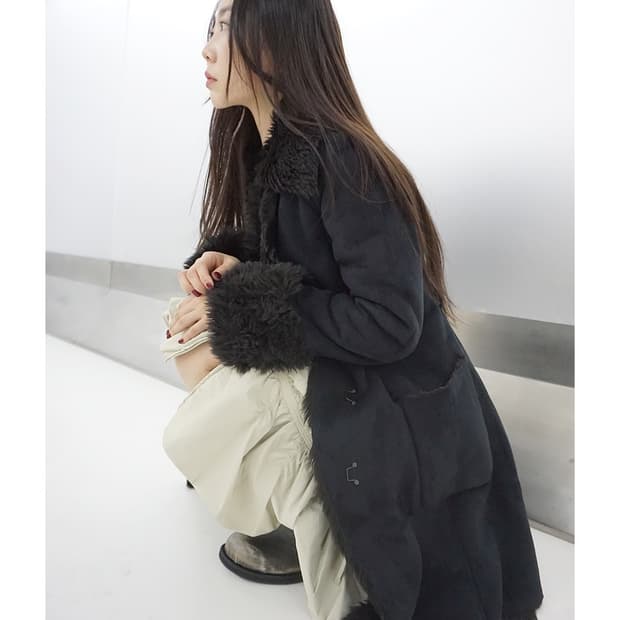 Armani excahnge fur jacket