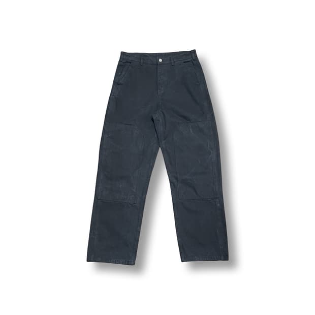 [33] Zara 자라 더블니 블랙 워크 팬츠