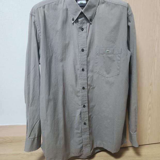 라코스테 남성 스트라이프 셔츠