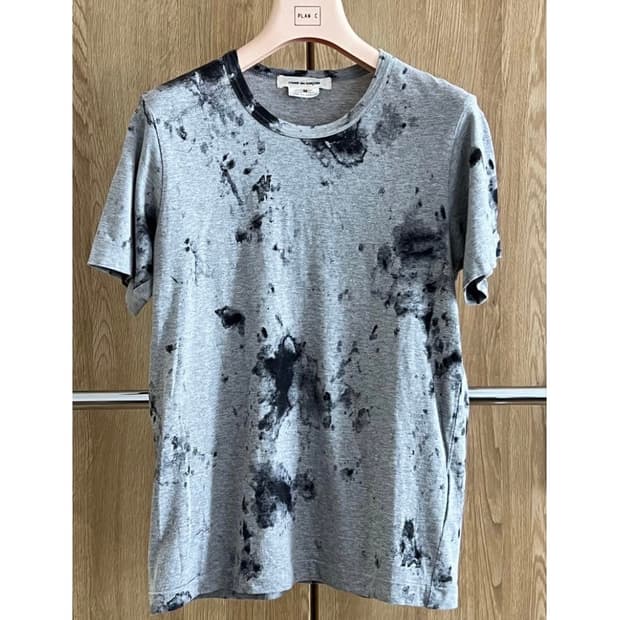 M)COMME des GARÇONS 페인트 가공 무라조메 반팔 티셔츠