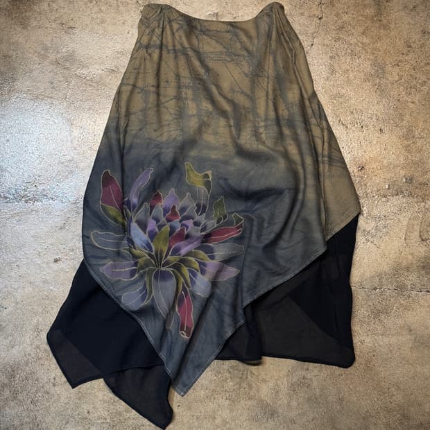 F ) HALLELUJAH Draped Wrap Skirt