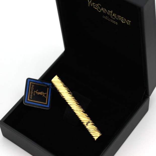 입생로랑 미사용 S등급 5.3cm 남자 명품 넥타이핀 빈티지