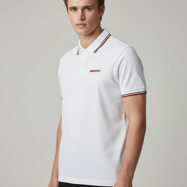 프라다 레드탭 폴로 반팔