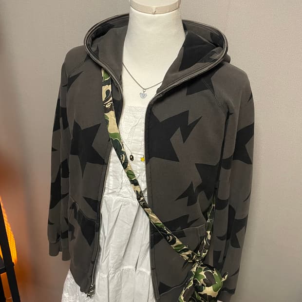 베이프 스타 집업