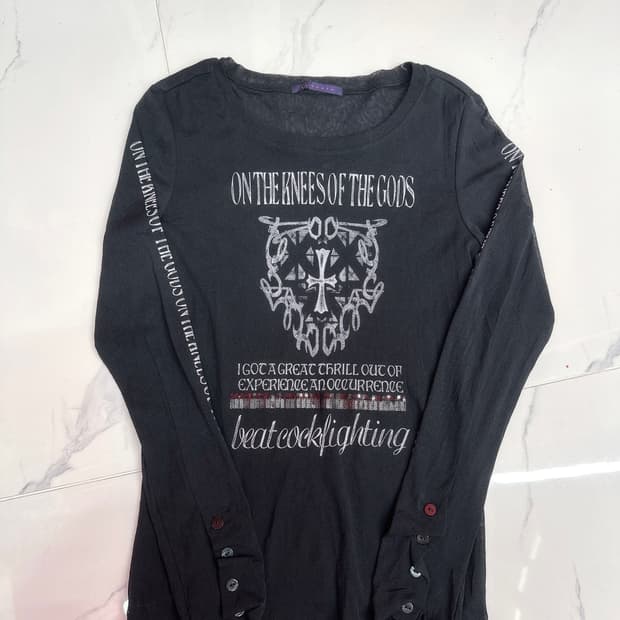 •펑크 스타일 긴팔티셔츠