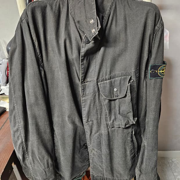 (xxl) 스톤아일랜드 그린 엣지 와펜 파카 90s