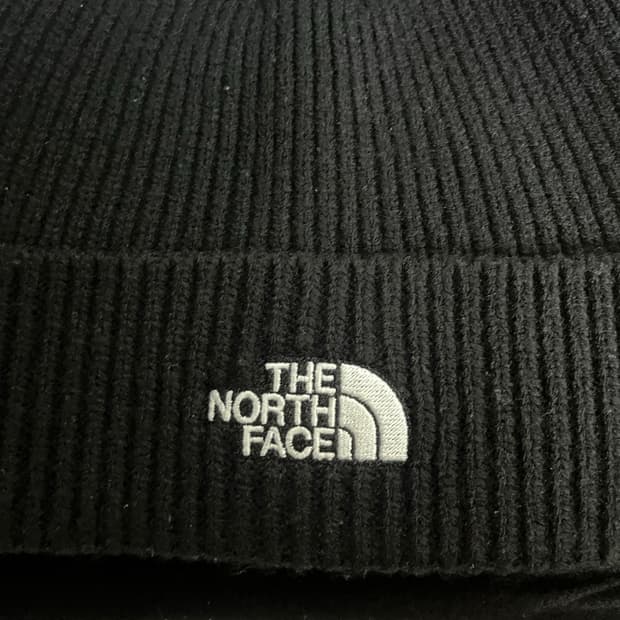 노스페이스 tnf 자수 로고 비니