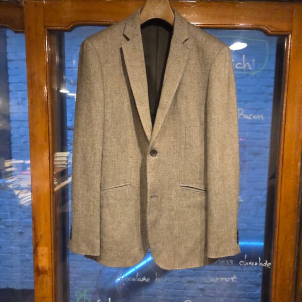 띠어리 트위드자켓 