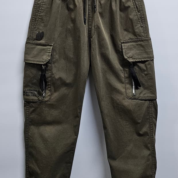 라이프워크 카고 조거팬츠 카키 M