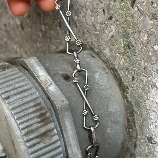 Vintage 925silver chain necklace