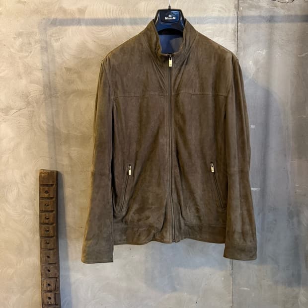 마시모두티 스웨이드 싱글 레더 자켓 105