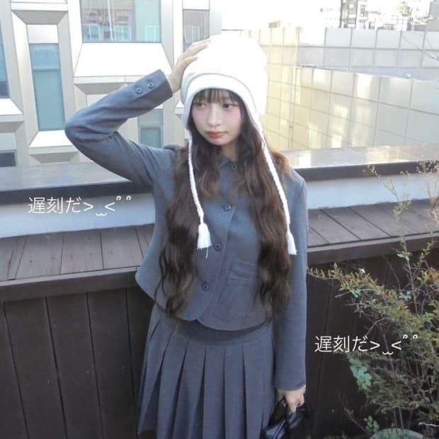 코이세이오 리본 셋업 (자켓+스커트)