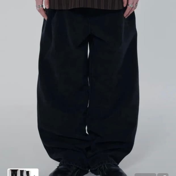 스웨이드 CONTOUR POCKET DENIM [BLACK]