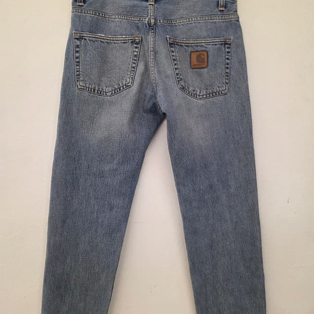 칼하트 WIP 클론다이크 팬츠 29x32 연청 데님