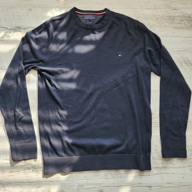 타미힐피거 라운드 실크 니트 M(100)사이즈 tommy hilfiger