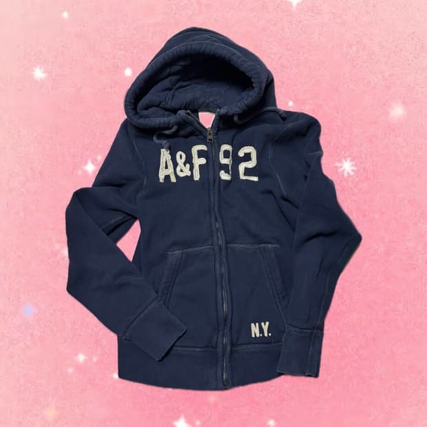 아베크롬비 A&F 네이비 후드집업(빈티지집업 빈티지집업 일본빈티지