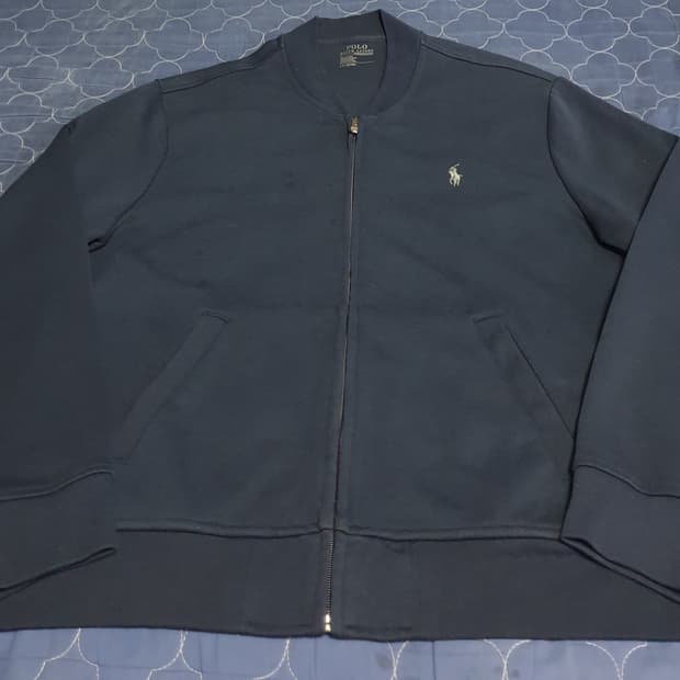 폴로랄프로렌 스포티 바시티 집업 져지 네이비 (L)