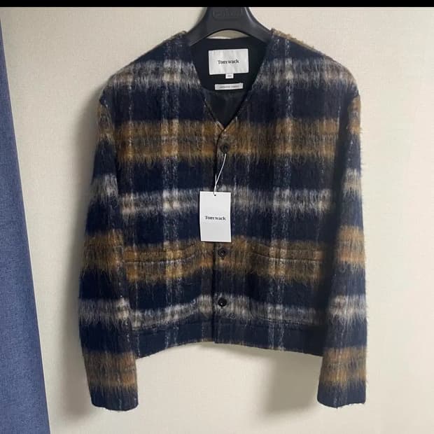 [L] 토니웩 모헤어 블루종 가디건 자켓 새제품
