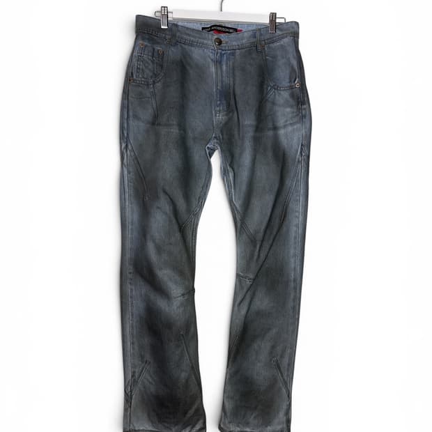 ADSB dirty spray washed jeans