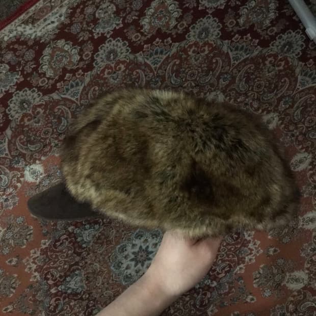 Real fur hat 