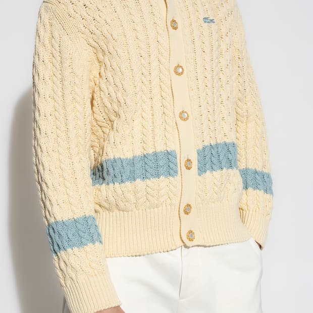 GOLF LE FLEUR x LACOSTE 골프 라코스테 가디건
